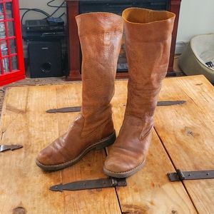 Leather roots boots π’